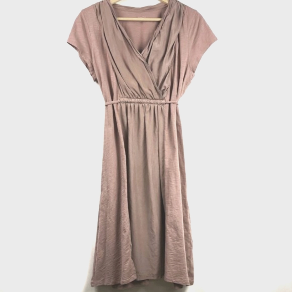 New Garnet Hill organic silk panel dress